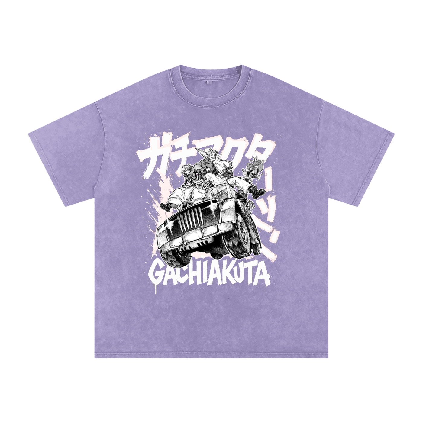 Mission Acid Wash Oversize (White)