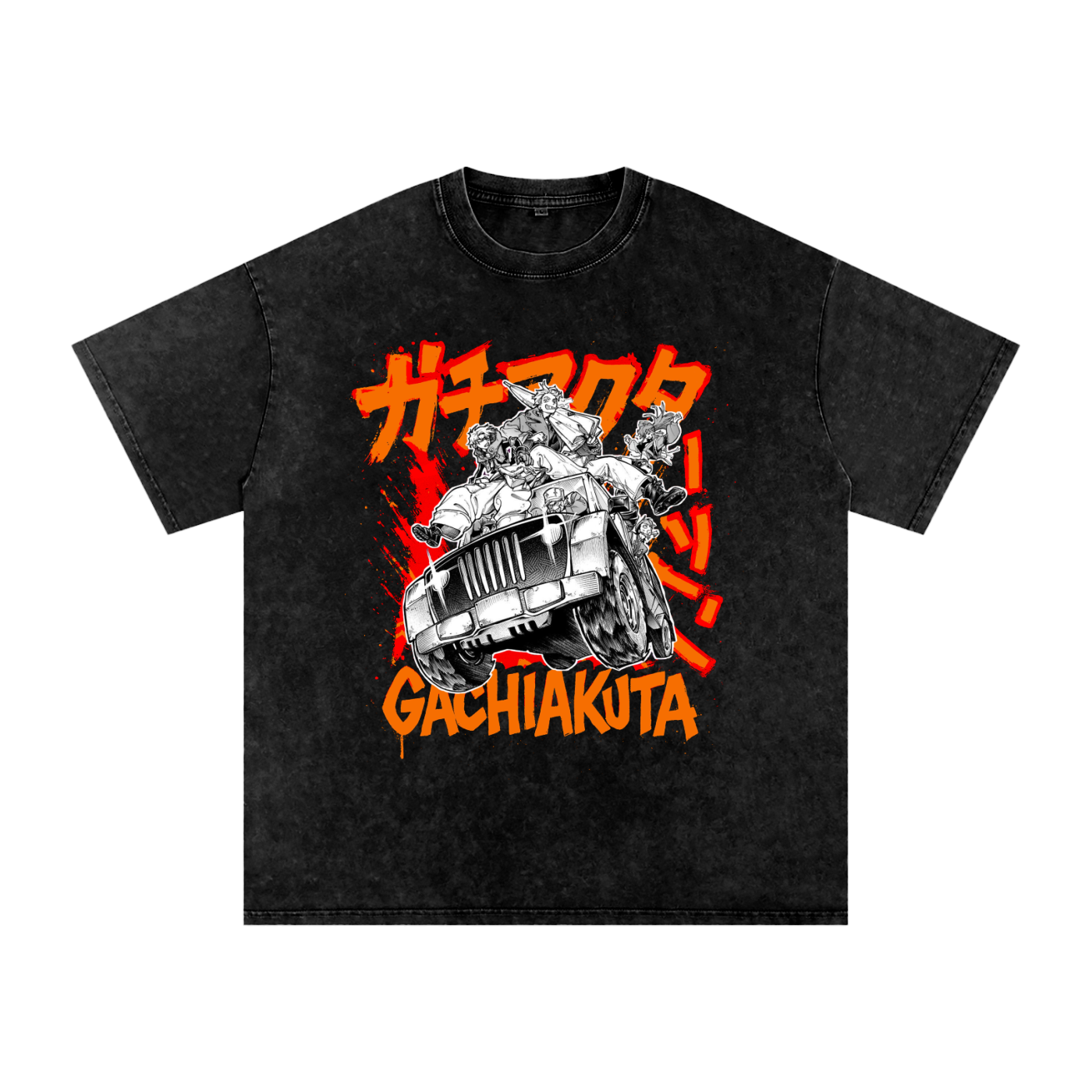 Mission Acid Wash Oversize (Orange)