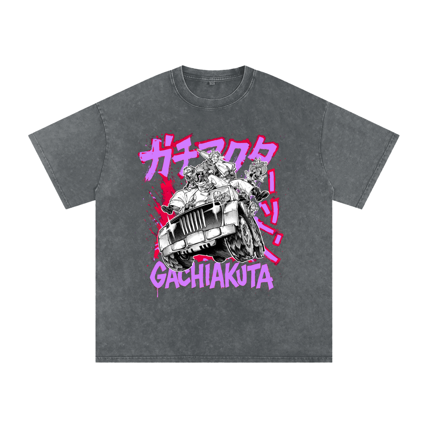 Mission Acid Wash Oversize (Purple)