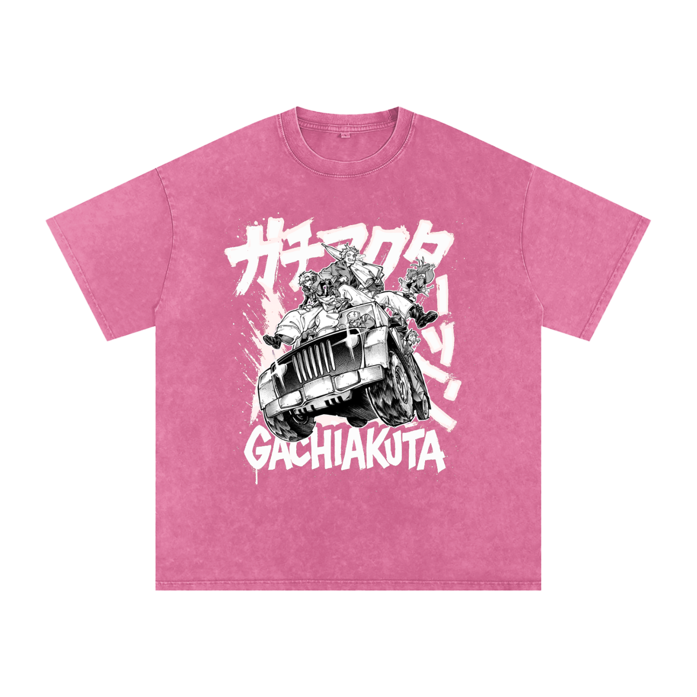 Mission Acid Wash Oversize (White)