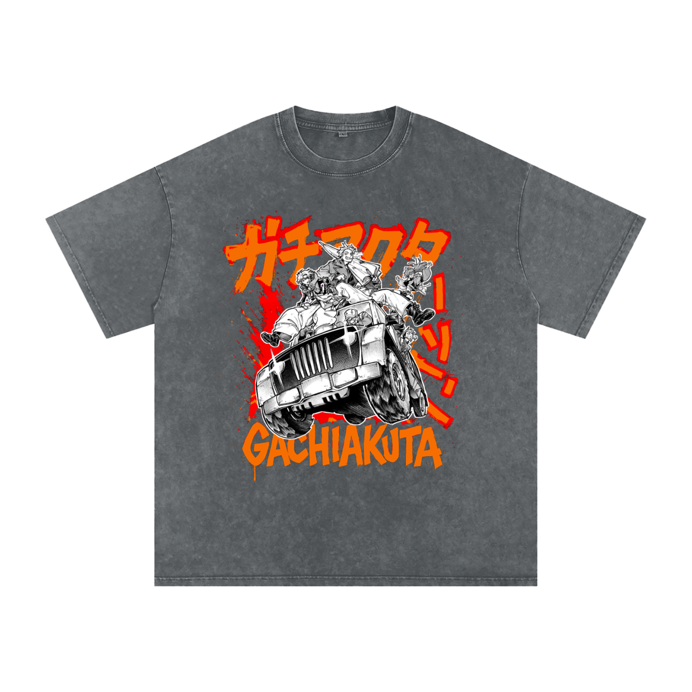 Mission Acid Wash Oversize (Orange)
