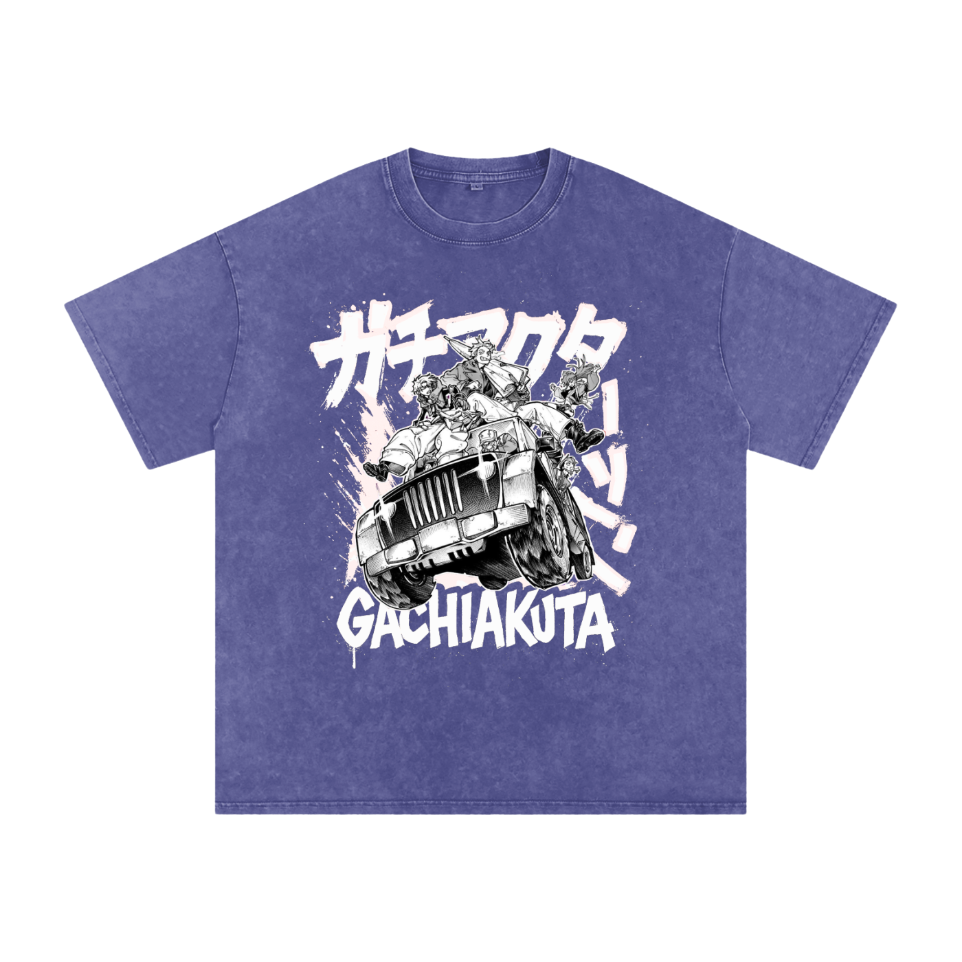 Mission Acid Wash Oversize (White)