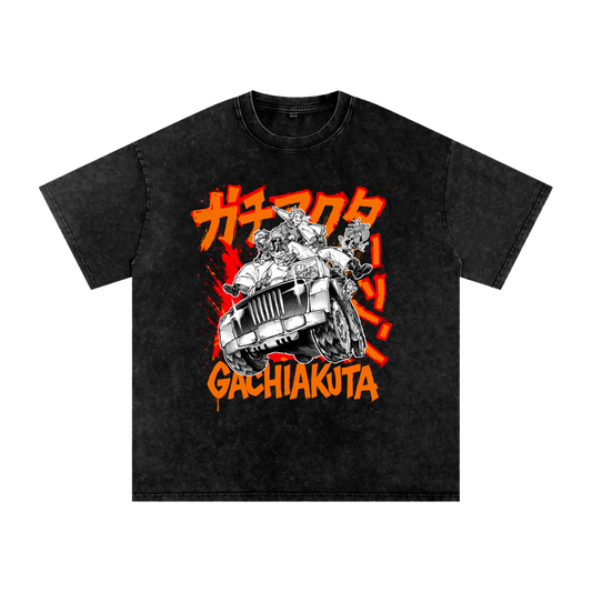 Mission Acid Wash Oversize (Orange)